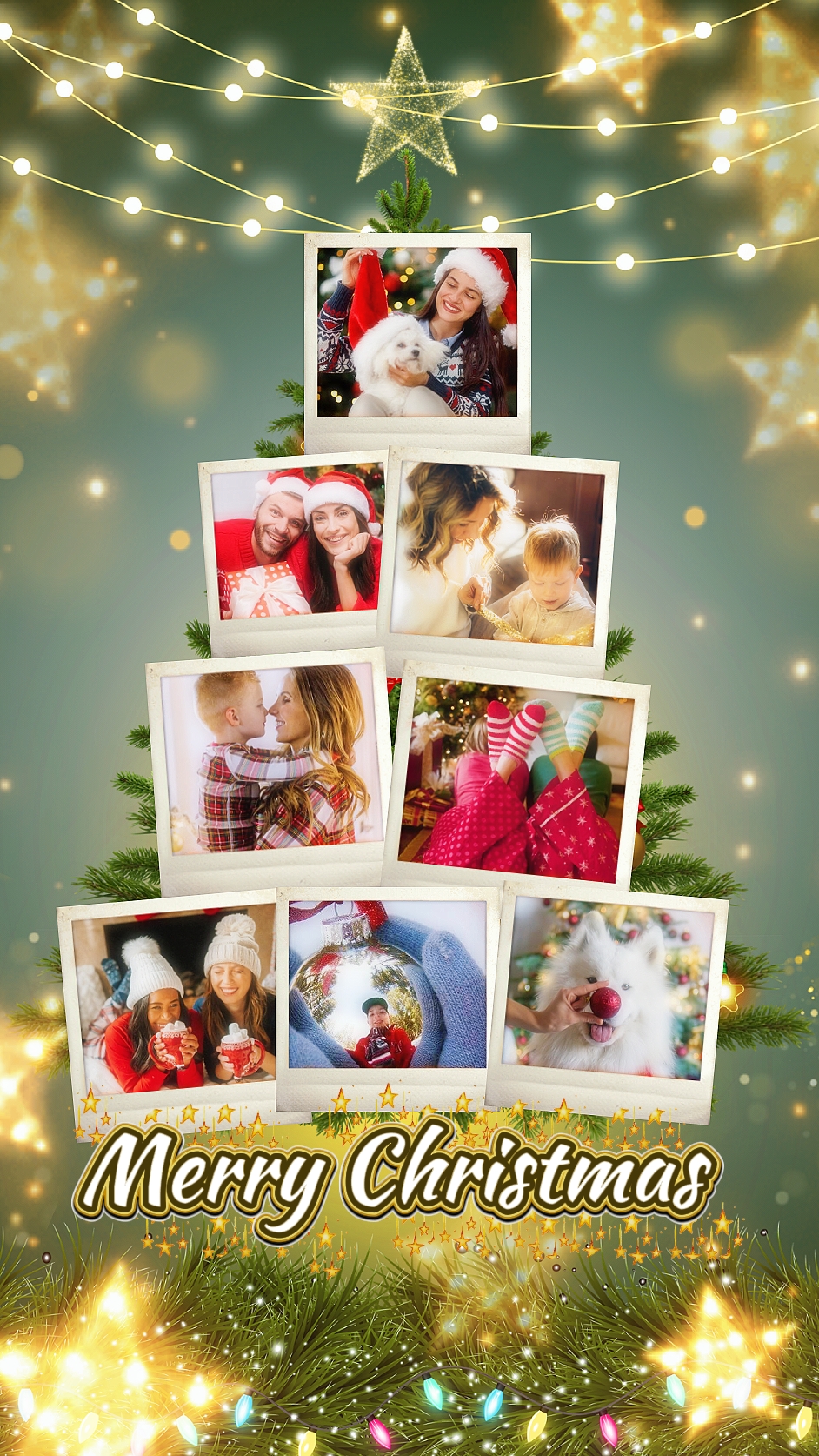 Weihnachts-Collage