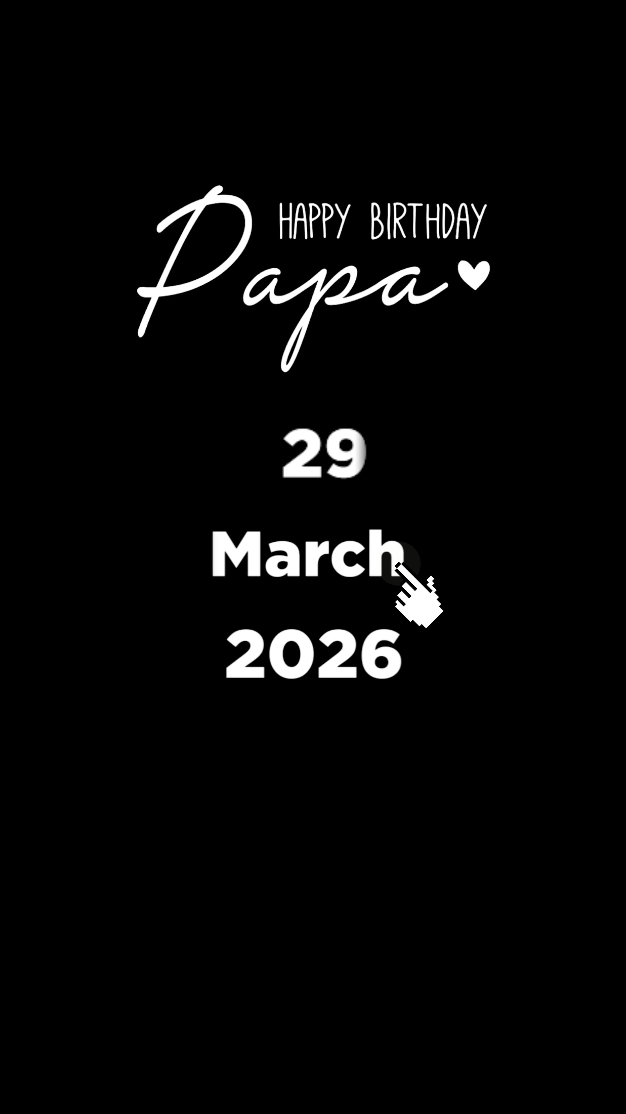FELIZ CUMPLEAÑOS PAPÁ 29 DE MARZO