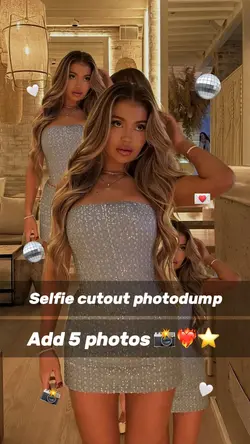 Selfie cutout 🪩❤️‍🔥