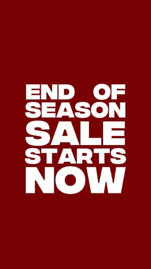 Venta de Fin de Temporada 