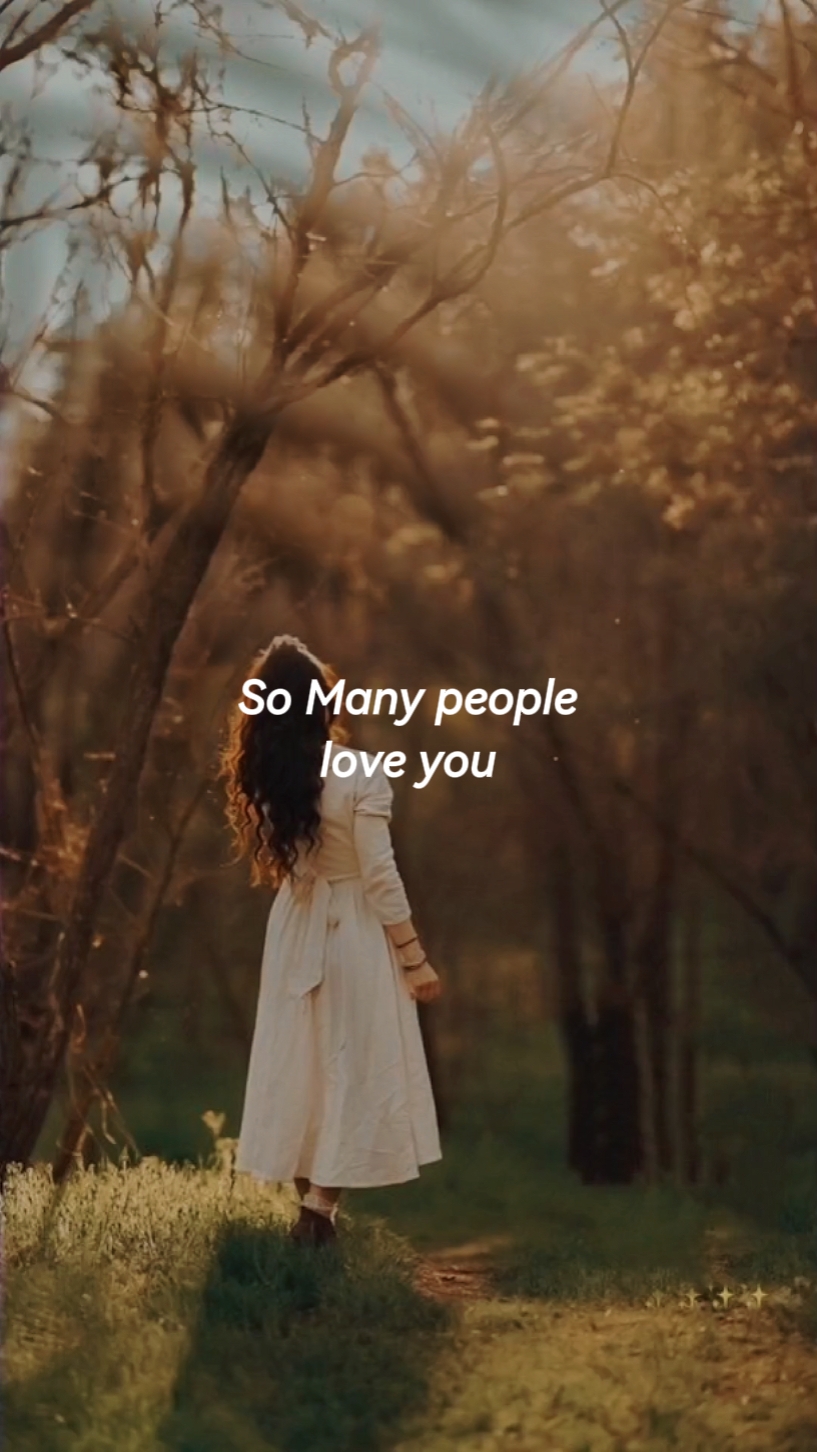 Many people love you