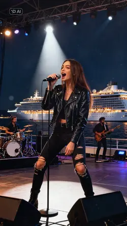 vokalis rocker stage