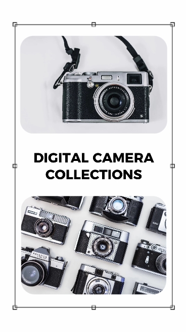 Digital Camera Product Display TikTok Style 