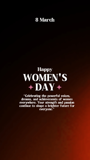 Feliz dia da mulher