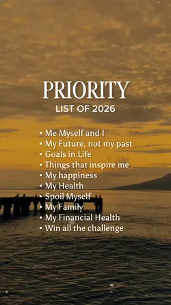 Prioritylist of 2026