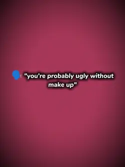 NO make up? 