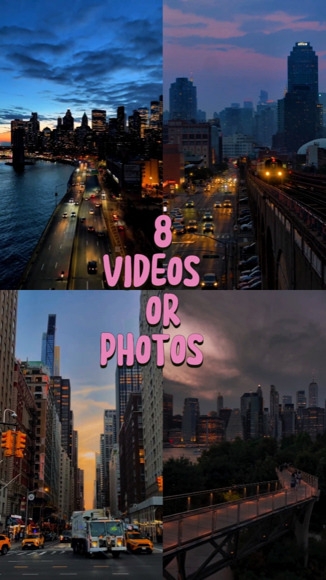 8 VIDEOS OR PHOTOS 