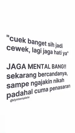 cuek banget sih jadi
