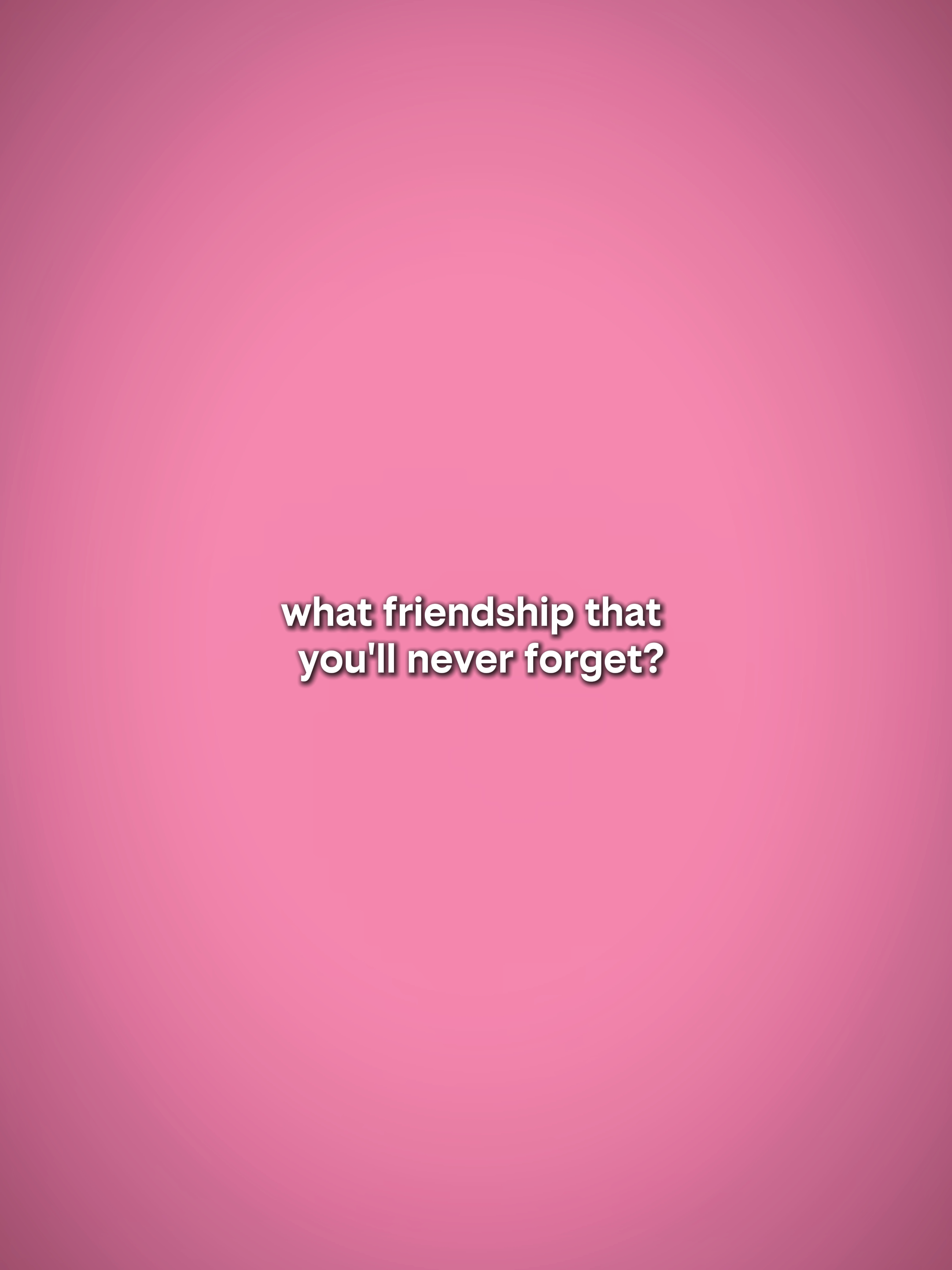 friendship