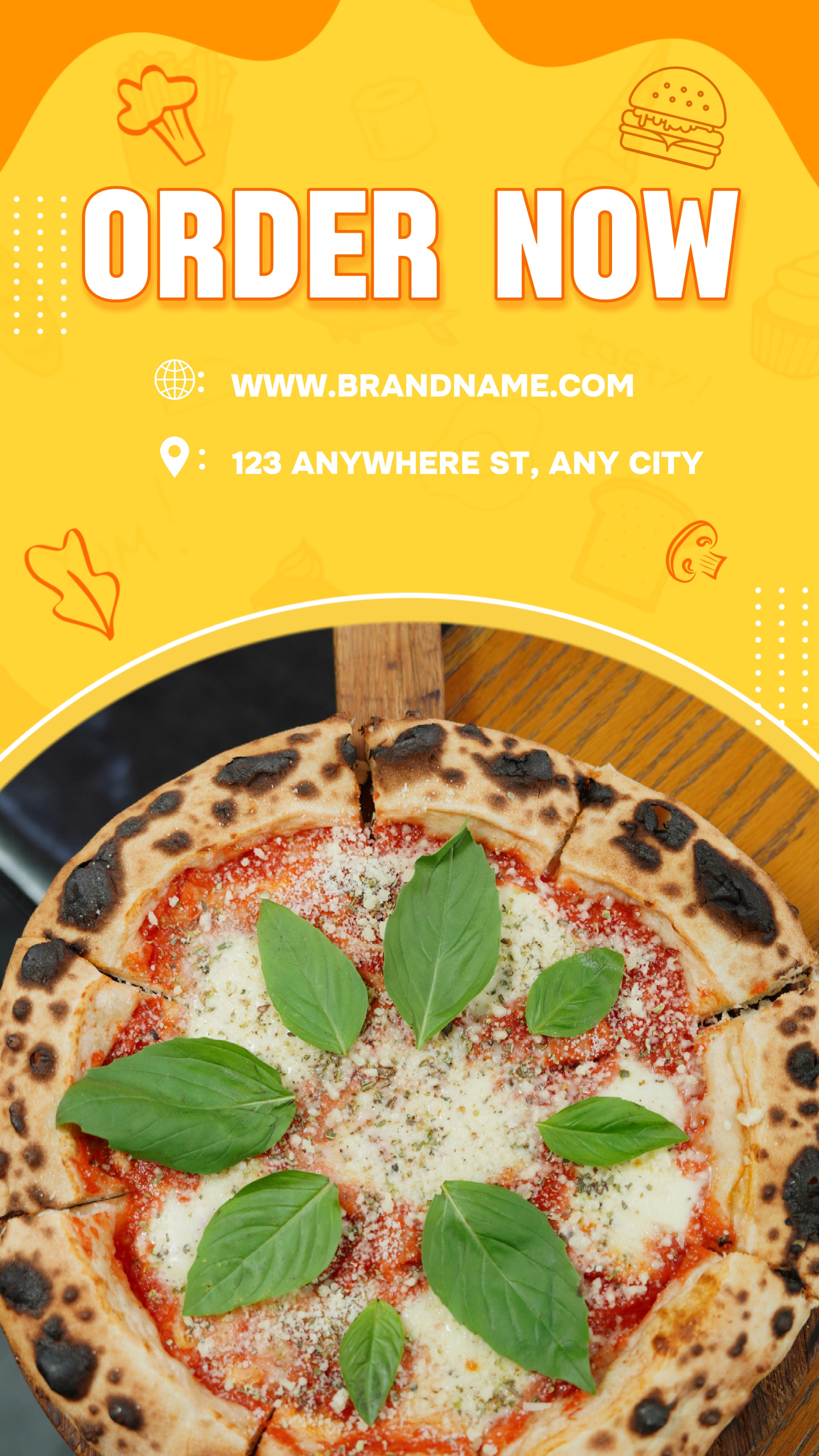 Warm Yellow Style Food Industry Template Promotion
