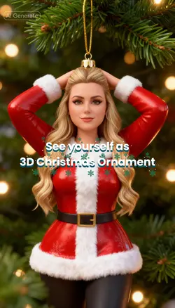 3D Xmas Ornament AI