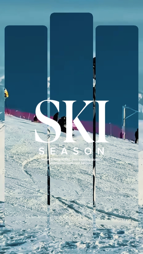 MOMENTS DE LA SAISON DE SKI