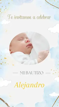 Invitación bautizo