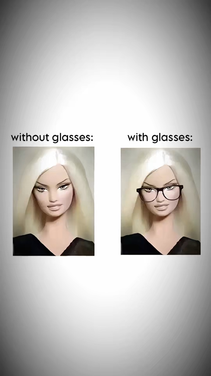 Avec / sans lunettes