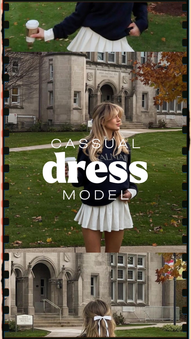 modèle de robe décontractée