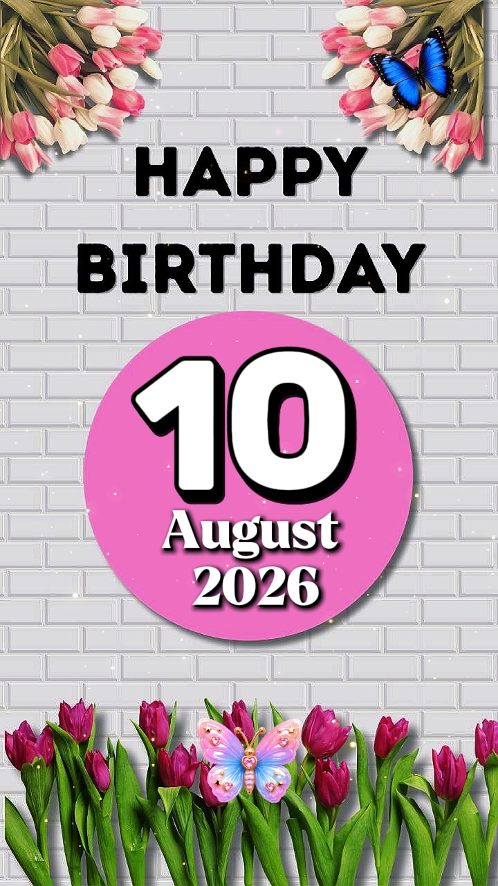 Aniversário 10 de agosto 