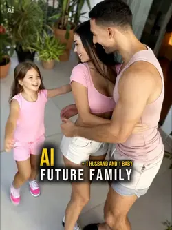 Husband and baby