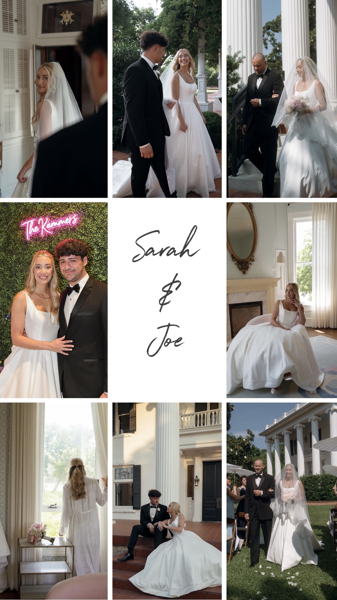 Cuadrícula de bodas