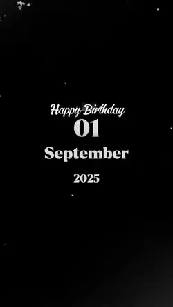 Hbd 1 september 2025