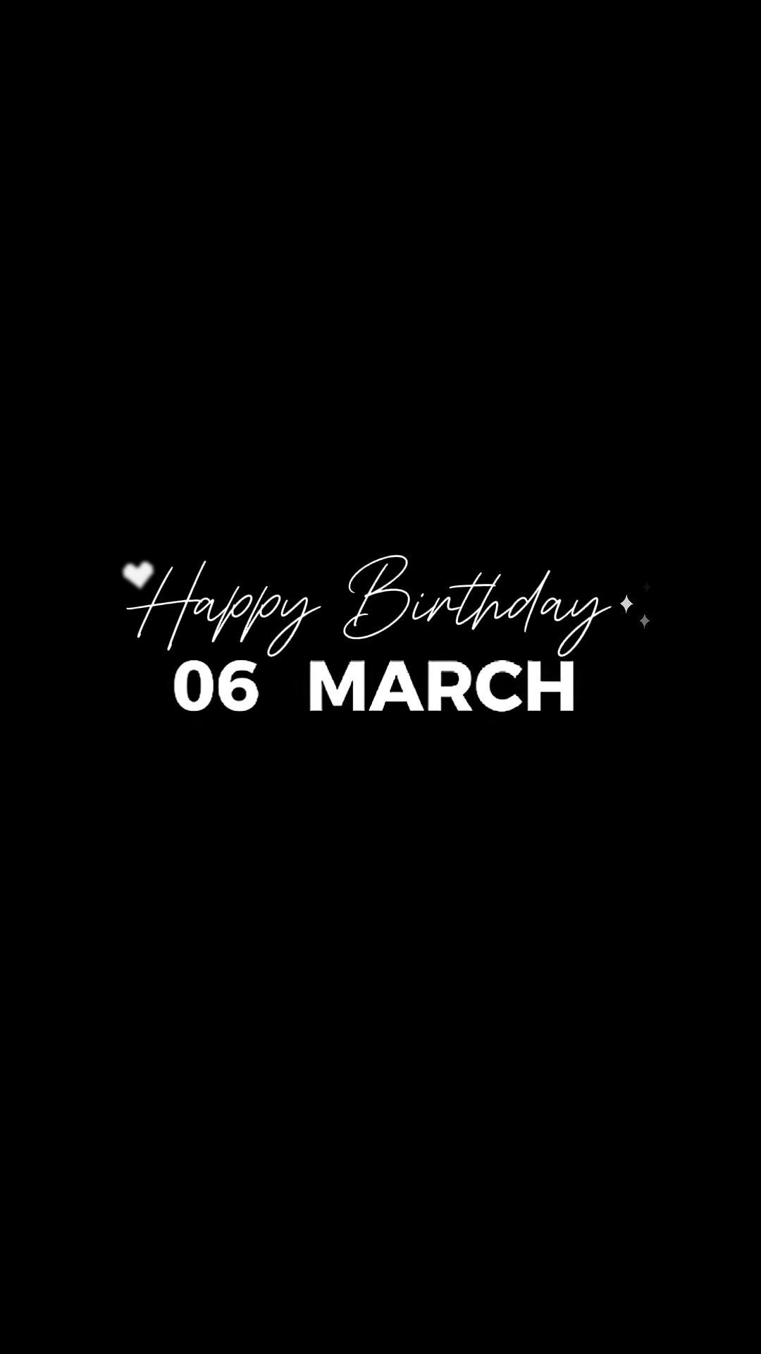 06 MARCH BIRTHDAY 