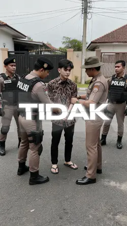AI DITANGKAP POLISI