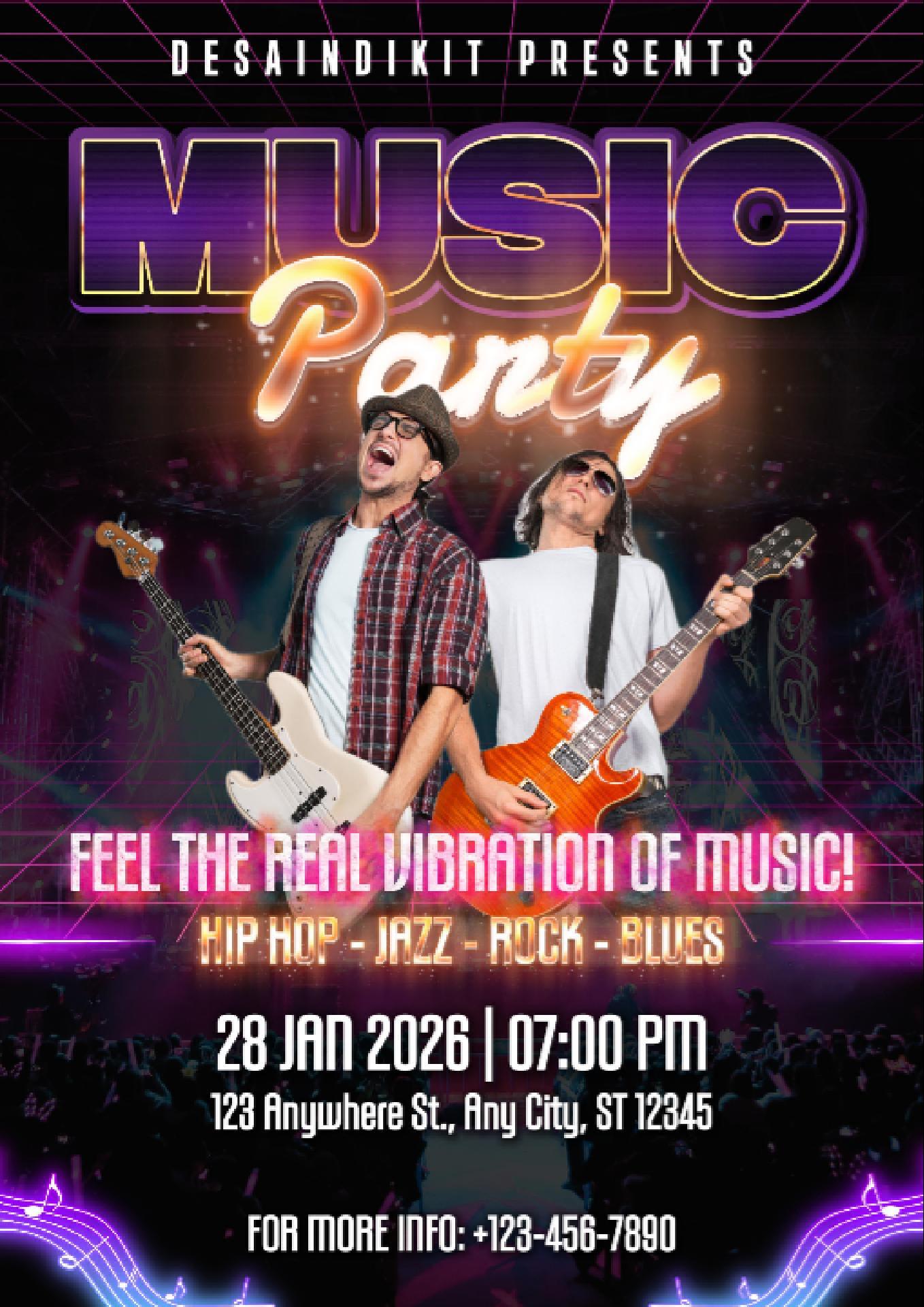 EVENTO DE FIESTA DE MÚSICA