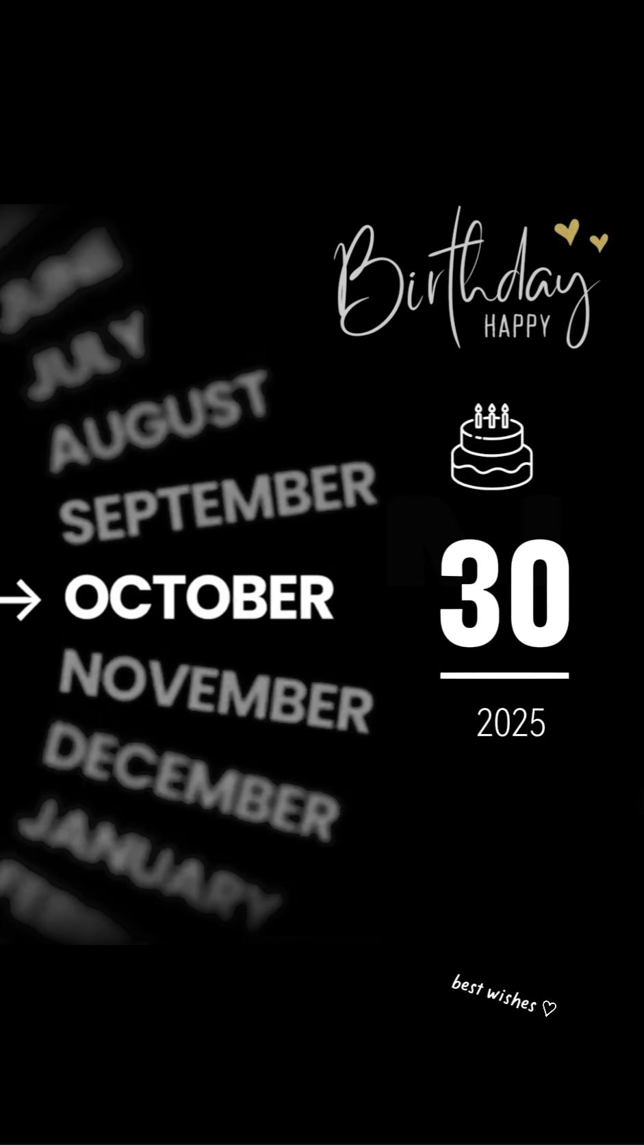 HBD 30 OCTOBER 2025