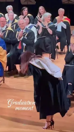 Graduation moment