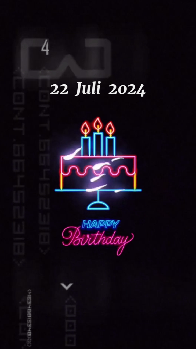 Anniversaire 22 JUILLET