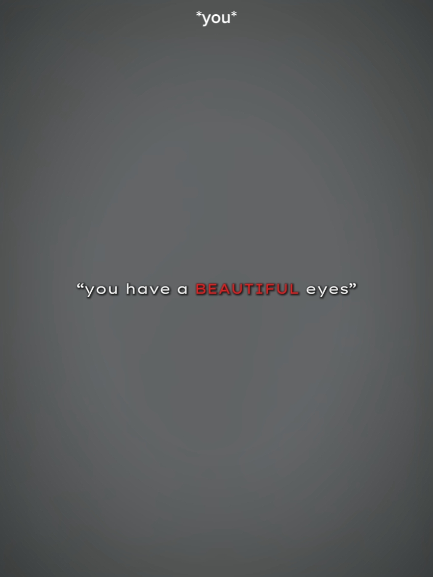 UHaveABeautifulEyes