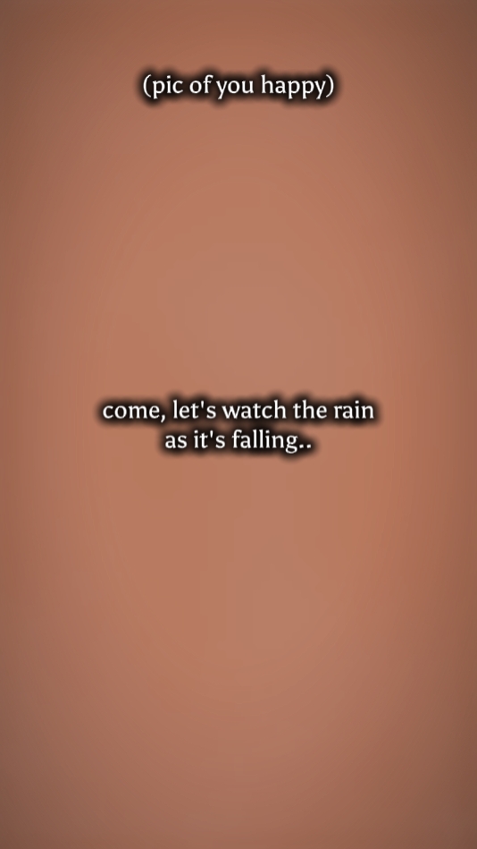 Schauen wir dem Regen zu