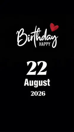 Hbd 22 August 2026 