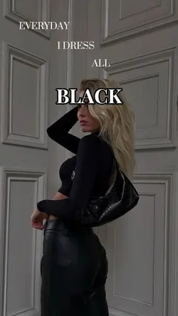 Dress all black