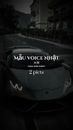 Mẫu voice Nhật