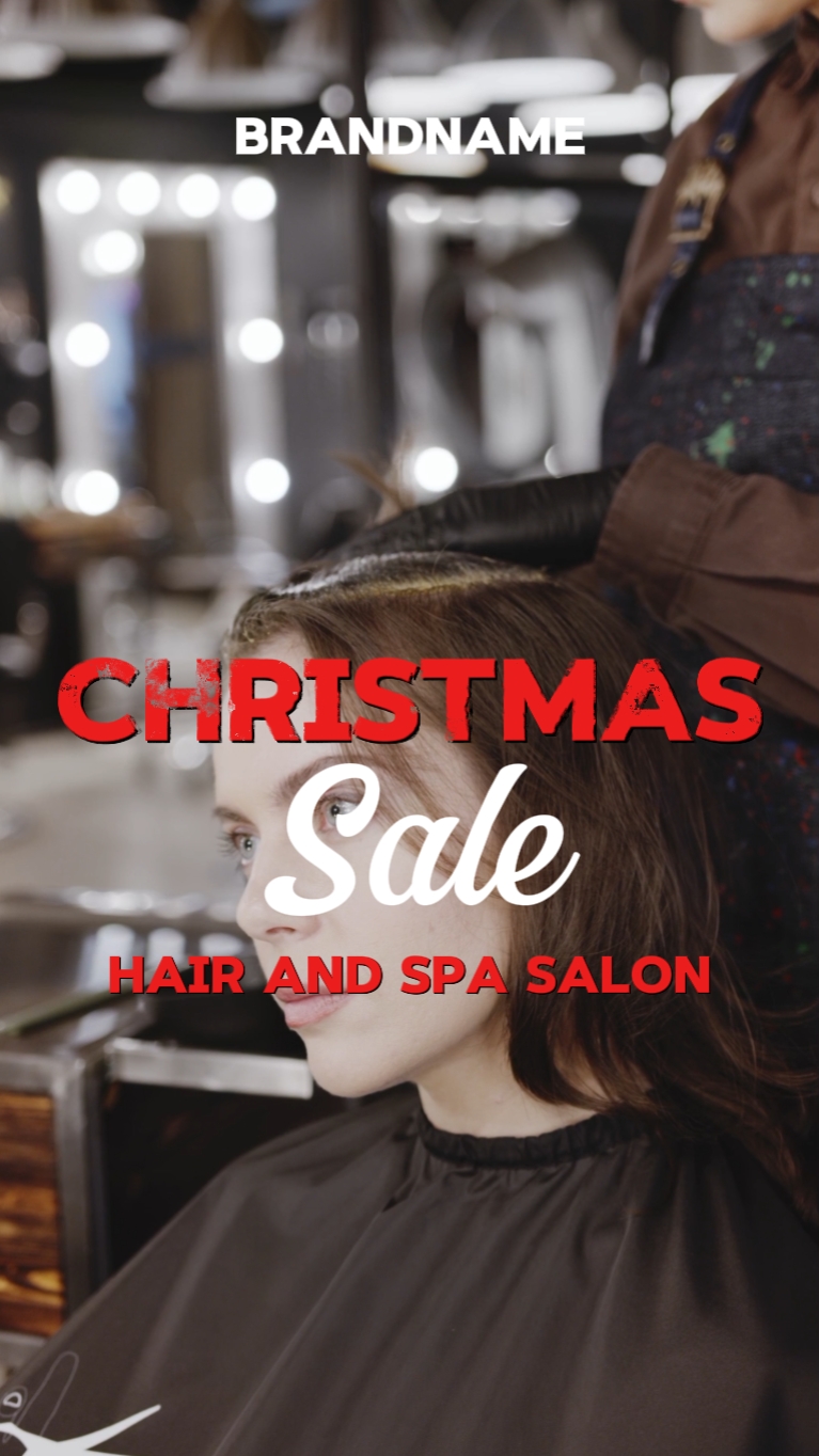 C2B Noel Saç ve Spa Salonu Kırmızı ve Beyaz 