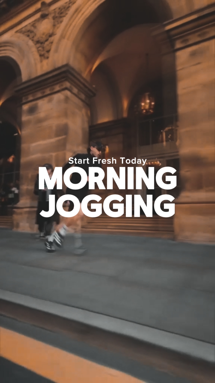 Morgens Joggen