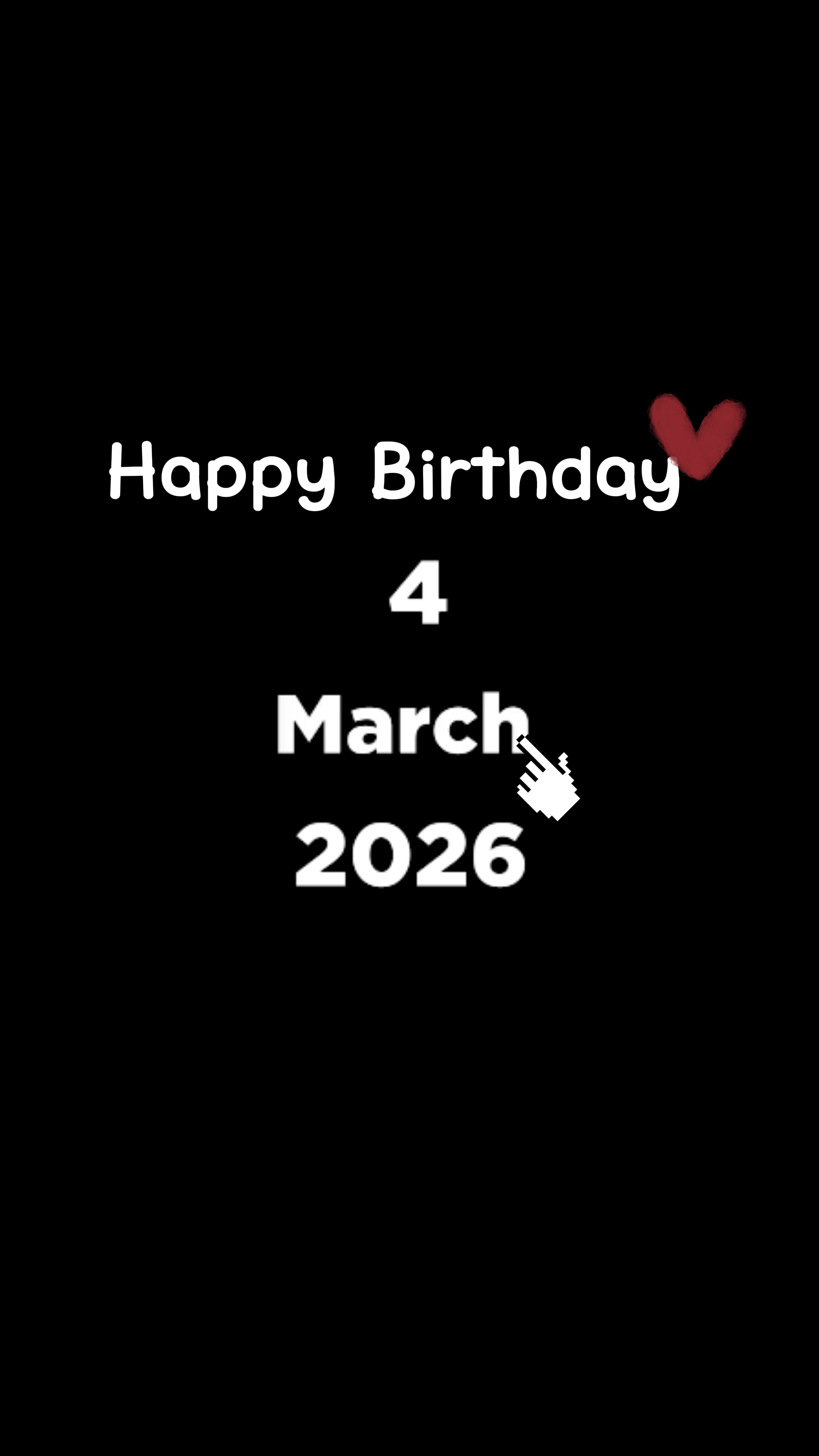 ULANG TAHUN SAYA 4 MARET