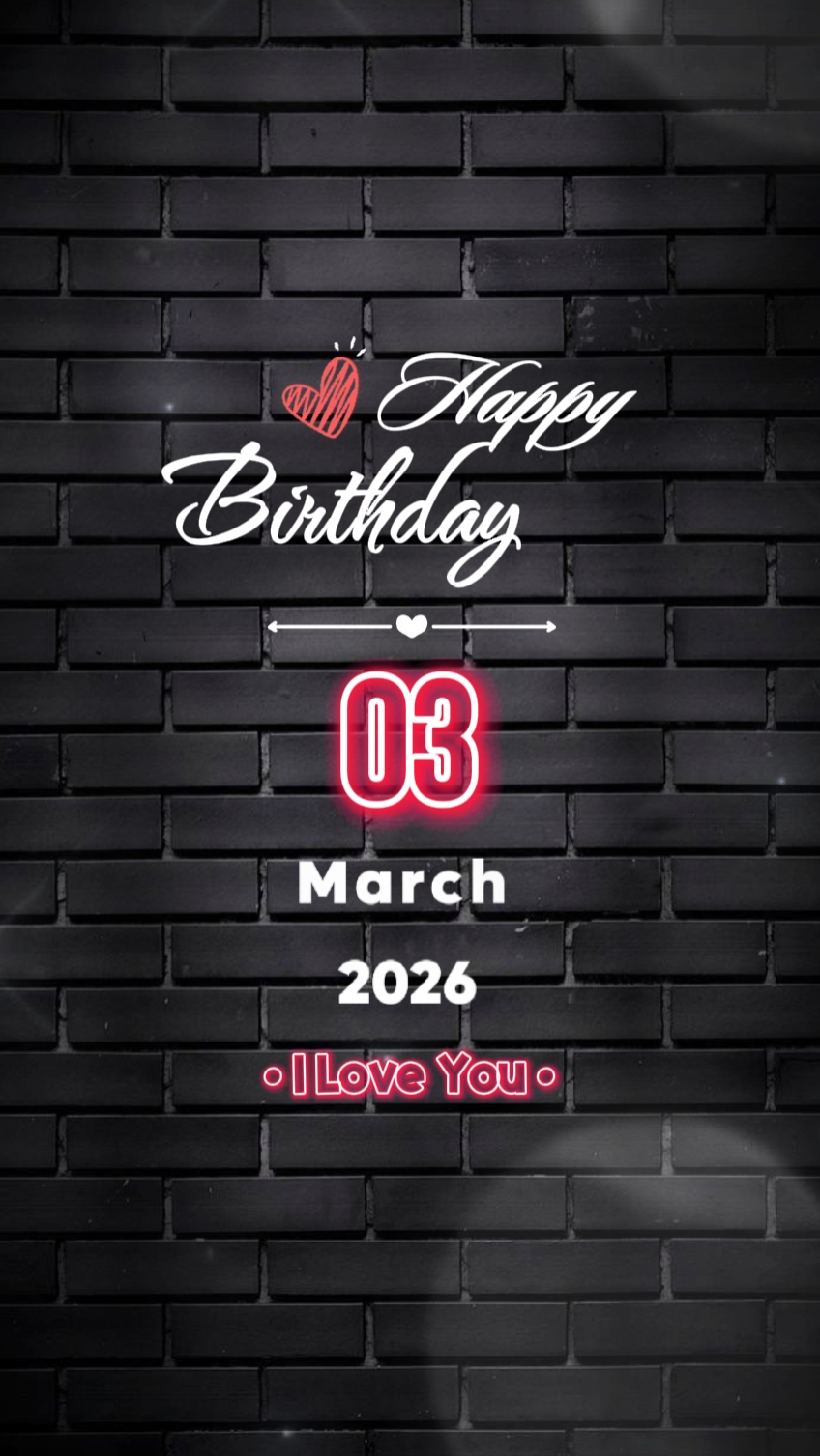 HBD 03 mars 