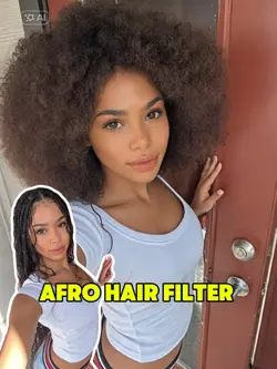 afro hair filter 
