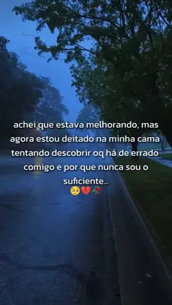 nunca sou suficiente
