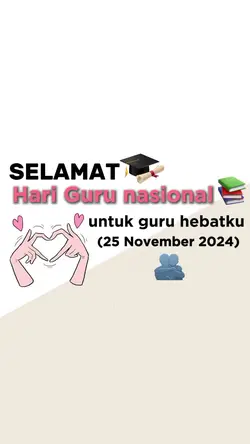 Hari Guru Nasional