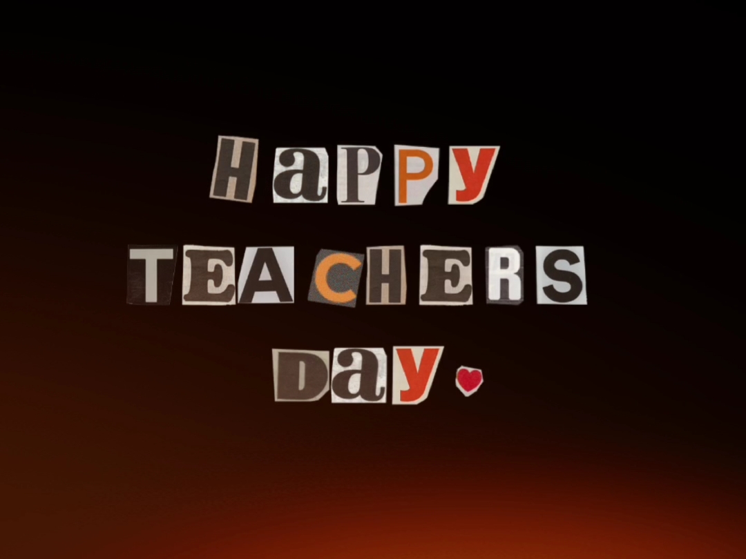 FELIZ DIA DOS PROFESSORES