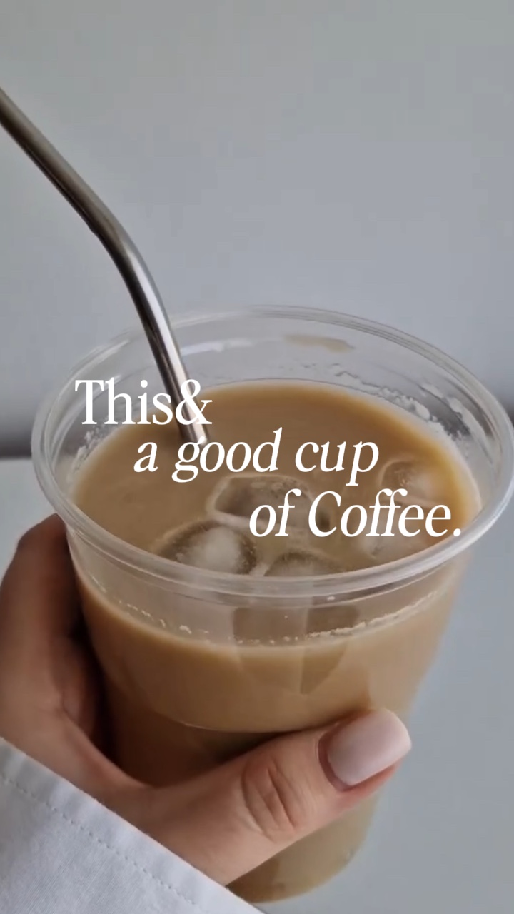 une tasse de café