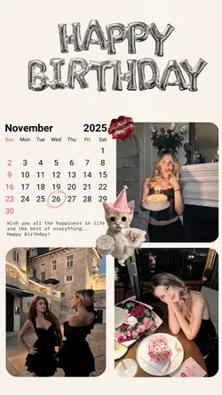 BIRTHDAY 26 NOVEMBER