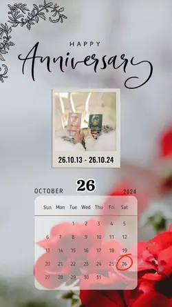 anniv 26 okt