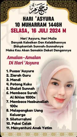 Amalan Hari Asyura