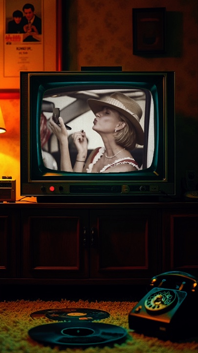 Analog TV Screen