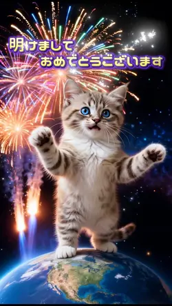 "3D"地球の上からご挨拶🌏