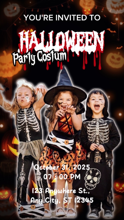 Invitación de Halloween