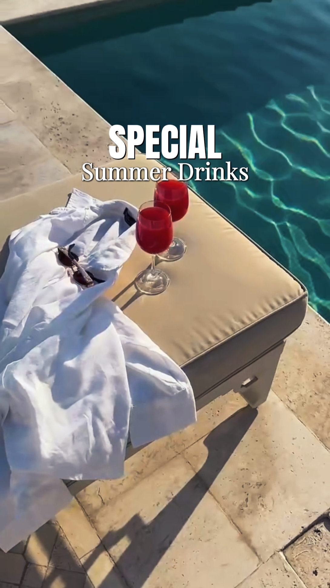 Bebida especial de verão